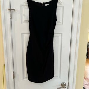 Ladies Size 8 Bisou Bisou Classic Black Mini Dress SEXY 1/2 Back Zipper GUC